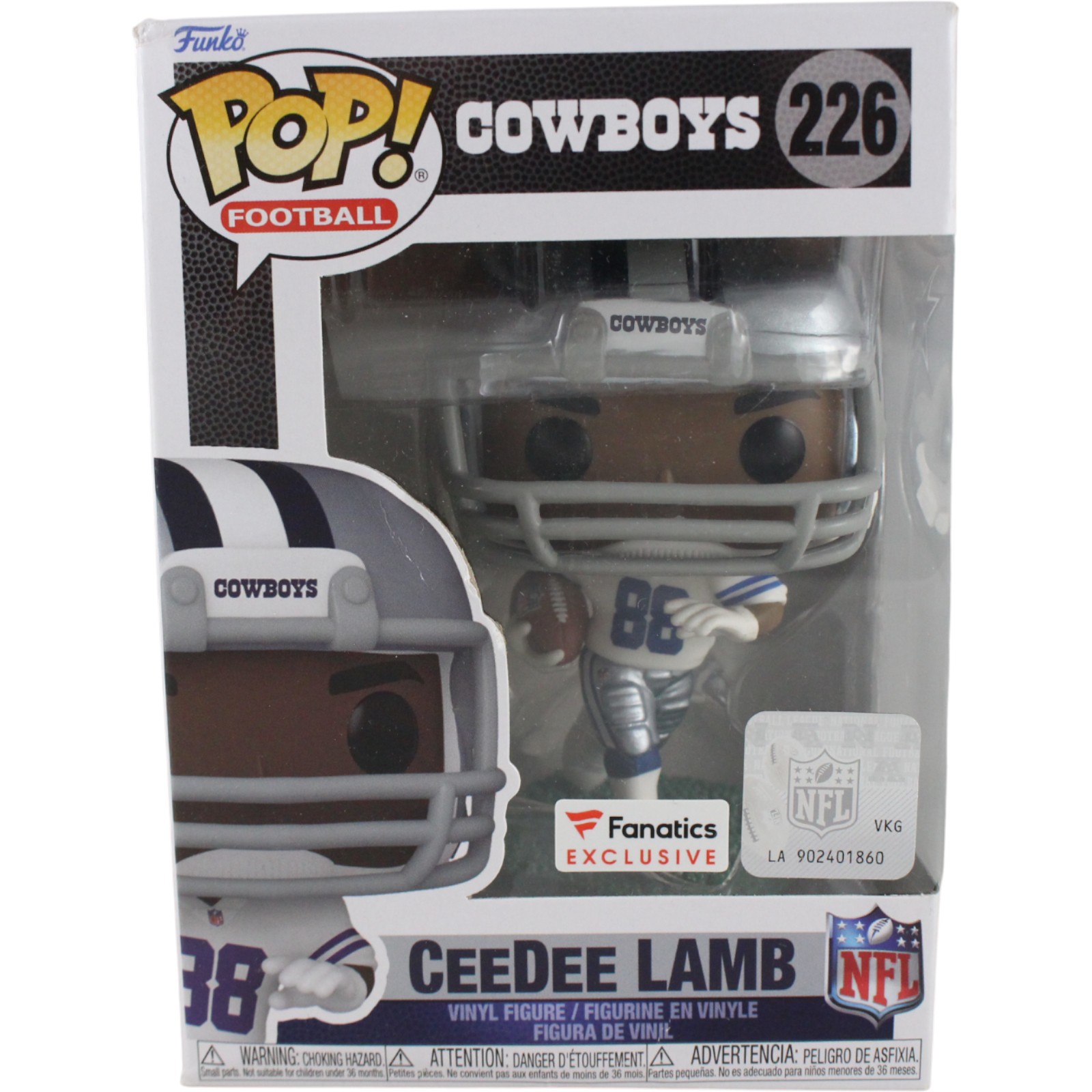 Cedee Lamb Dallas Cowboys #226 Fanatics Exclusive Funko Pop! Damaged Box 59432