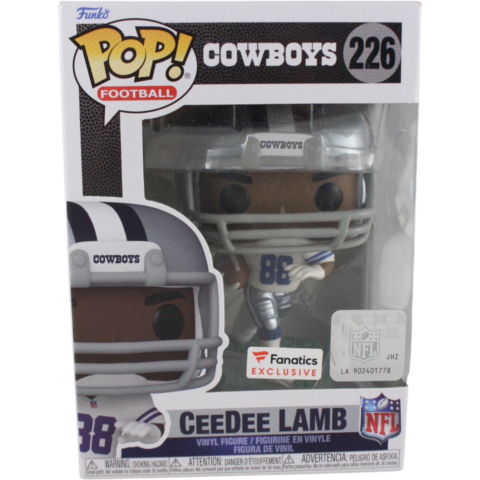 Cedee Lamb Dallas Cowboys #226 Fanatics Exclusive Funko Pop! Damaged Box 59433