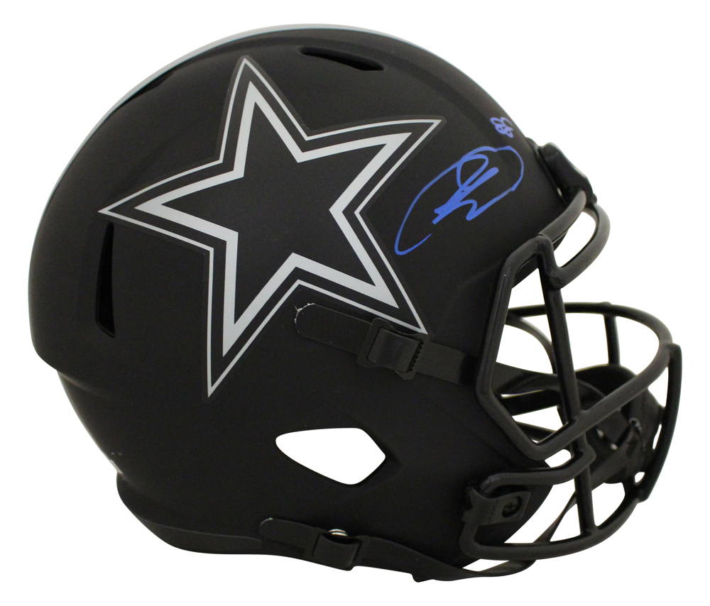 CeeDee Lamb Autographed/Signed Dallas Cowboys Eclipse Helmet FAN 28074
