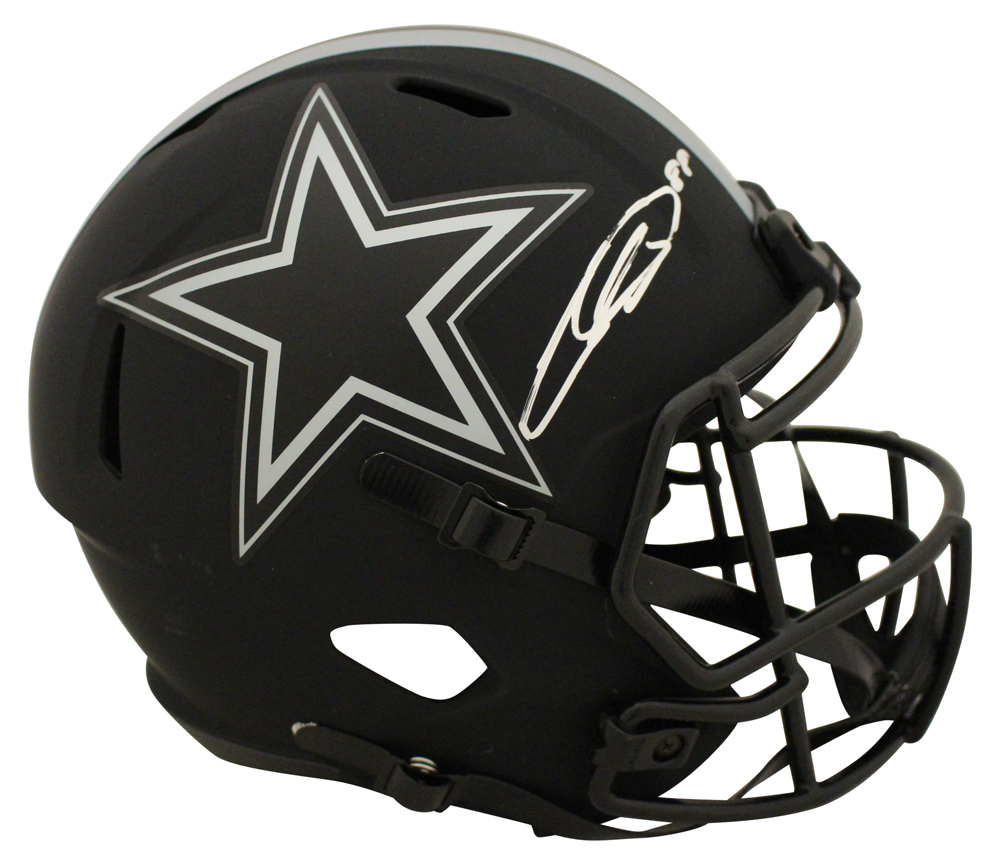 CeeDee Lamb Signed Dallas Cowboys Eclipse Speed Replica Helmet FAN 27668