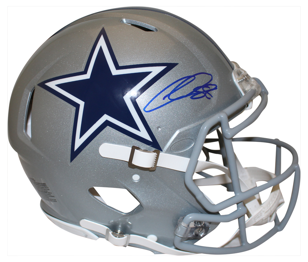 CeeDee Lamb Autographed Dallas Cowboys Authentic Speed Helmet Beckett