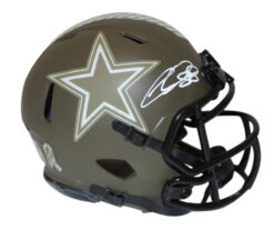 CeeDee Lamb Autographed Dallas Cowboys Salute Mini Helmet FAN