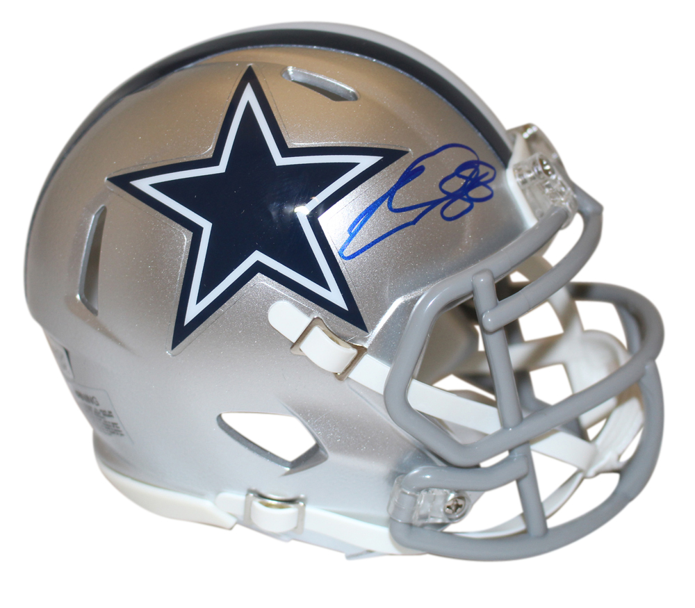 CeeDee Lamb Autographed Dallas Cowboys Speed Mini Helmet FAN