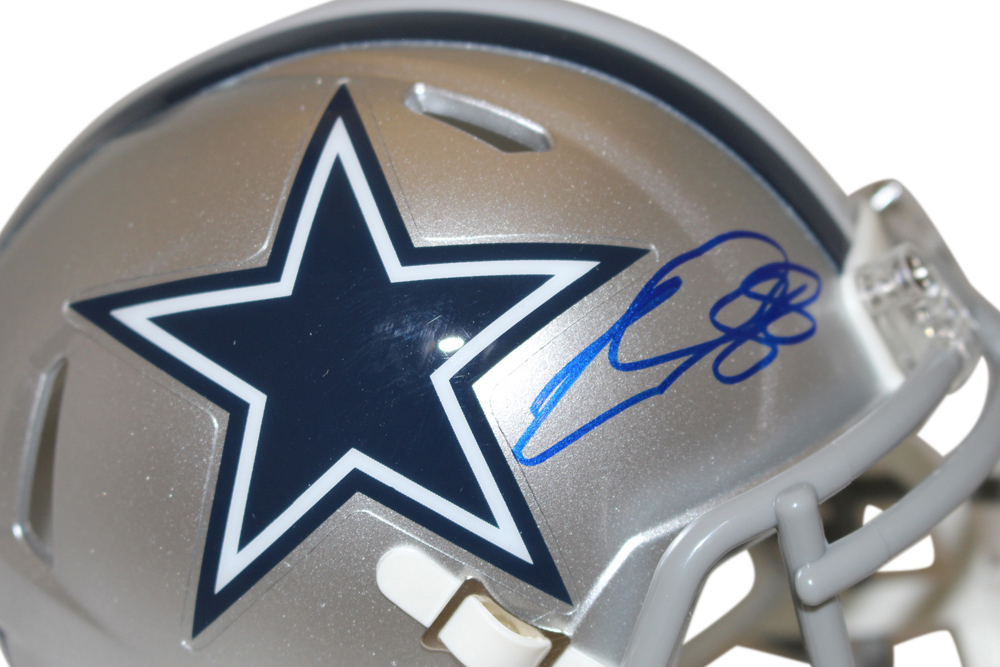 CeeDee Lamb Autographed Dallas Cowboys Speed Mini Helmet FAN