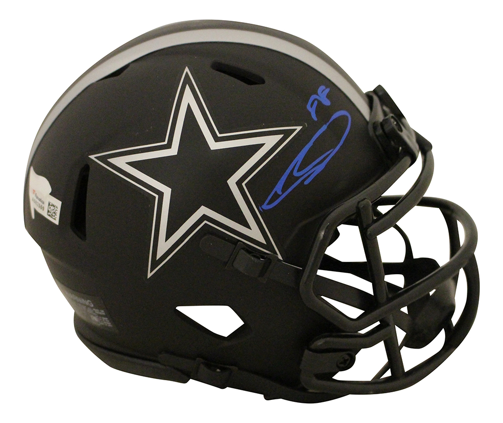 CeeDee Lamb Autographed/Signed Dallas Cowboys Eclipse Mini Helmet FAN 27671