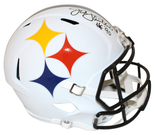 Jack Lambert Autographed Pittsburgh Steelers F/S AMP Helmet HOF JSA 28214