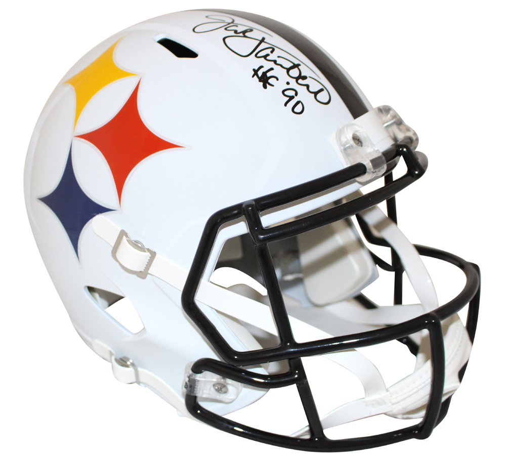 Jack Lambert Autographed Pittsburgh Steelers F/S AMP Helmet HOF JSA 28214