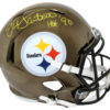 Jack Lambert Autographed Pittsburgh Steelers Chrome Replica Helmet BAS 24214