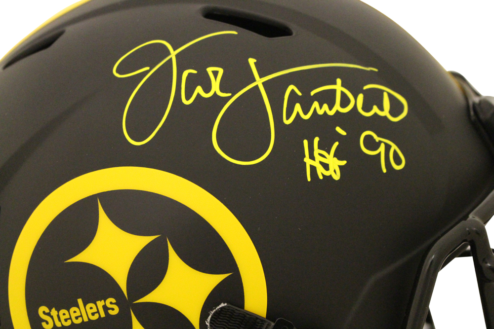 Jack Lambert Autographed Pittsburgh Steelers F/S Eclipse Helmet HOF JSA 28215