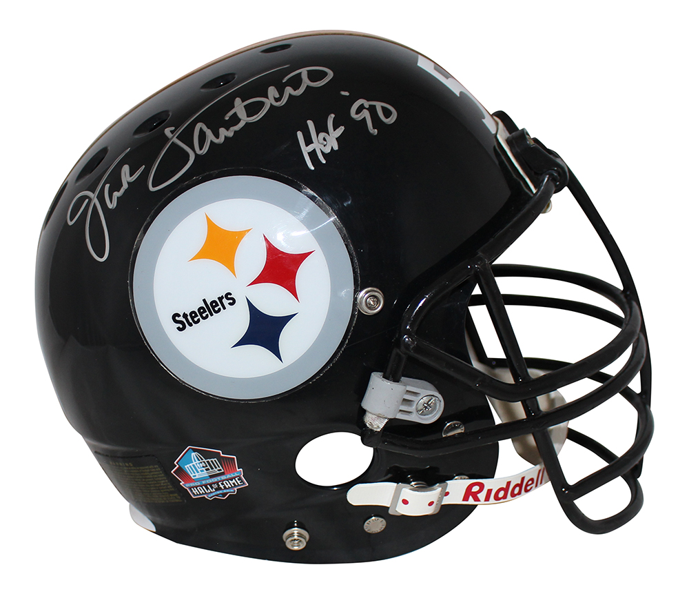 Jack Lambert Autographed/Signed Pittsburgh Steelers F/S Helmet HOF JSA