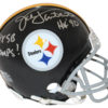 Jack Lambert Autographed Pittsburgh Steelers Mini Helmet 2 Insc BAS 27178