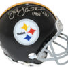 Jack Lambert Autographed/Signed Pittsburgh Steelers Mini Helmet HOF BAS 27241