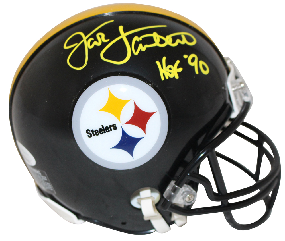 Jack Lambert Autographed Pittsburgh Steelers Mini Helmet HOF JSA 28198