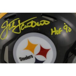 Jack Lambert Autographed Pittsburgh Steelers TB Mini Helmet HOF Beckett 54068