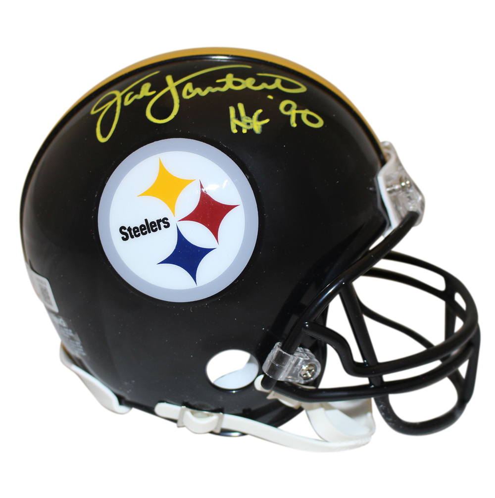 Jack Lambert Autographed Pittsburgh Steelers VSR4 Mini Helmet Beckett