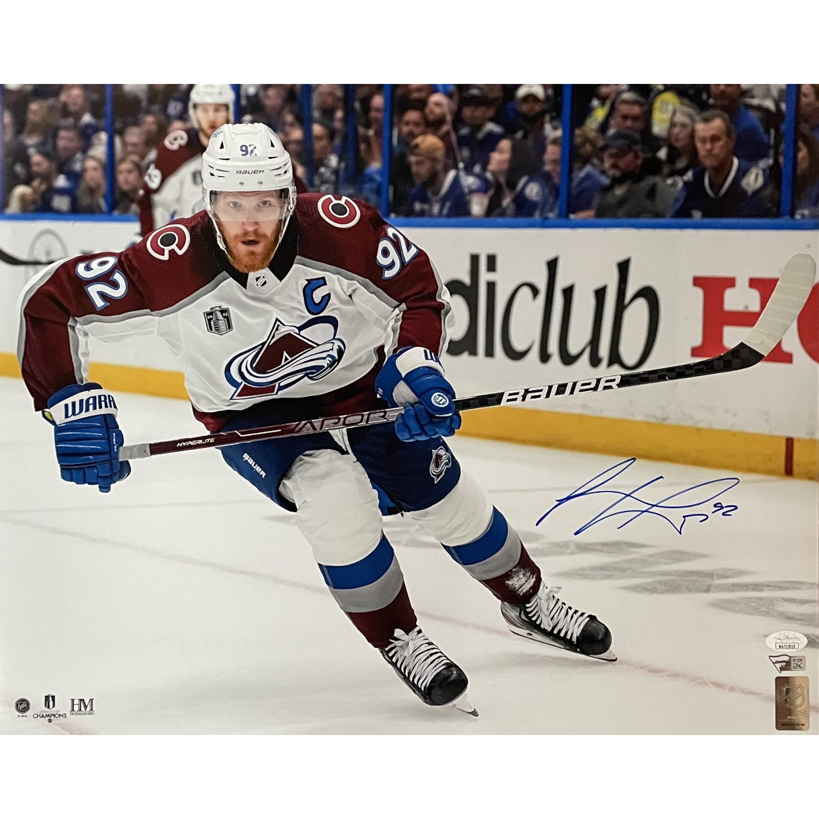 Gabe Landeskog Signed Colorado Avalanche 16x20 Photo JSA 46398