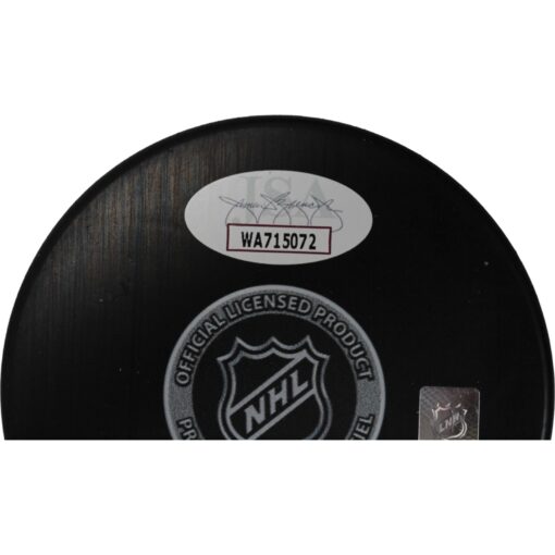 Gabe Landeskog Signed Colorado Avalanche Hockey Puck JSA 46399