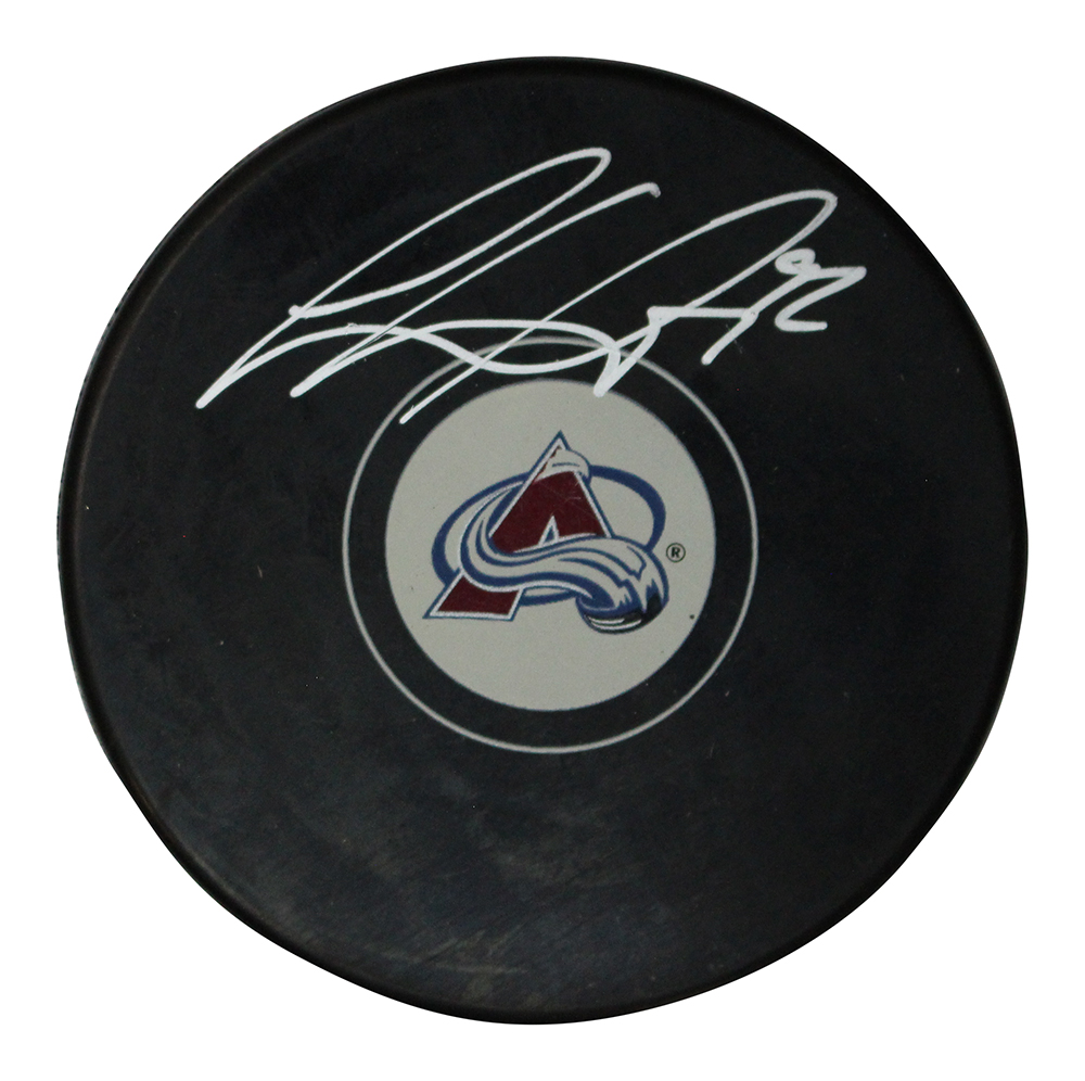 Gabriel Landeskog Autographed Colorado Avalanche Logo Puck Beckett