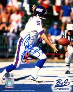 Sean Landeta Autographed New York Giants 8x10 Photo PL Beckett 56824