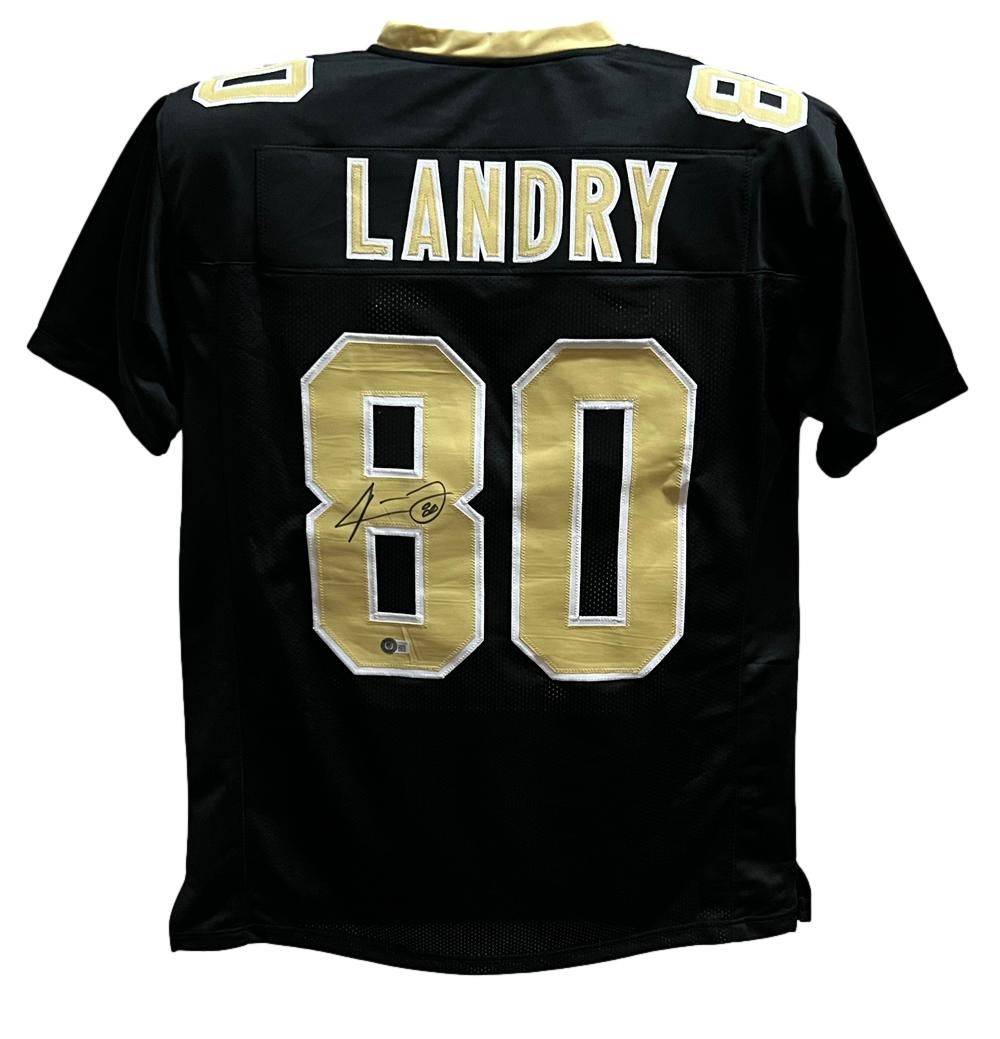 Jarvis Landry Autographed/Signed Pro Style Black XL Jersey Beckett