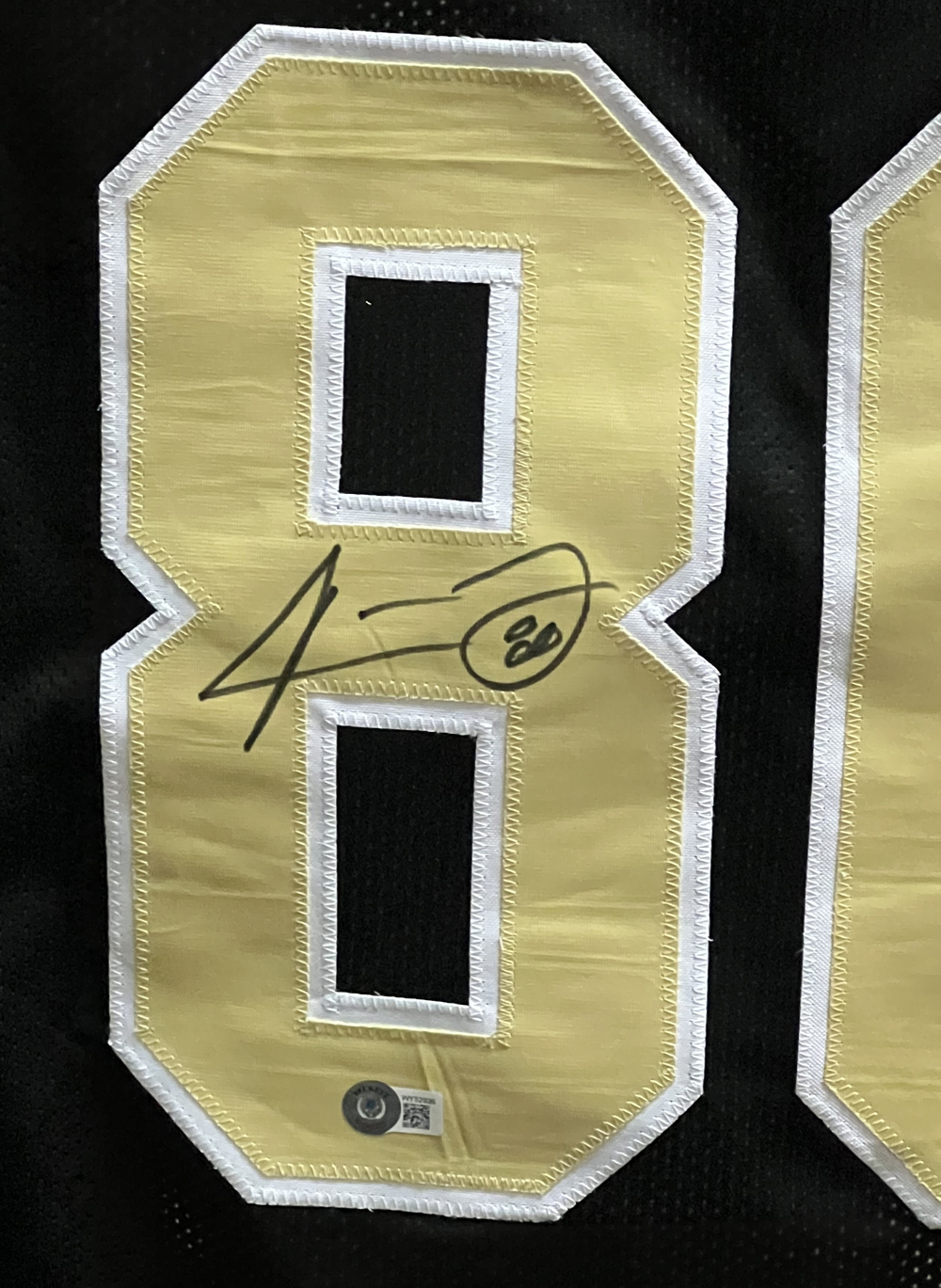 Jarvis Landry Autographed/Signed Pro Style Black XL Jersey Beckett