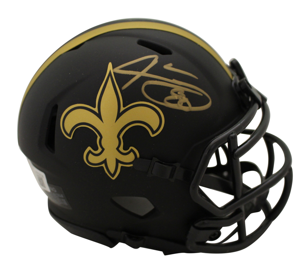 Jarvis Landry Autographed New Orleans Saints Eclipse Mini Helmet Beckett