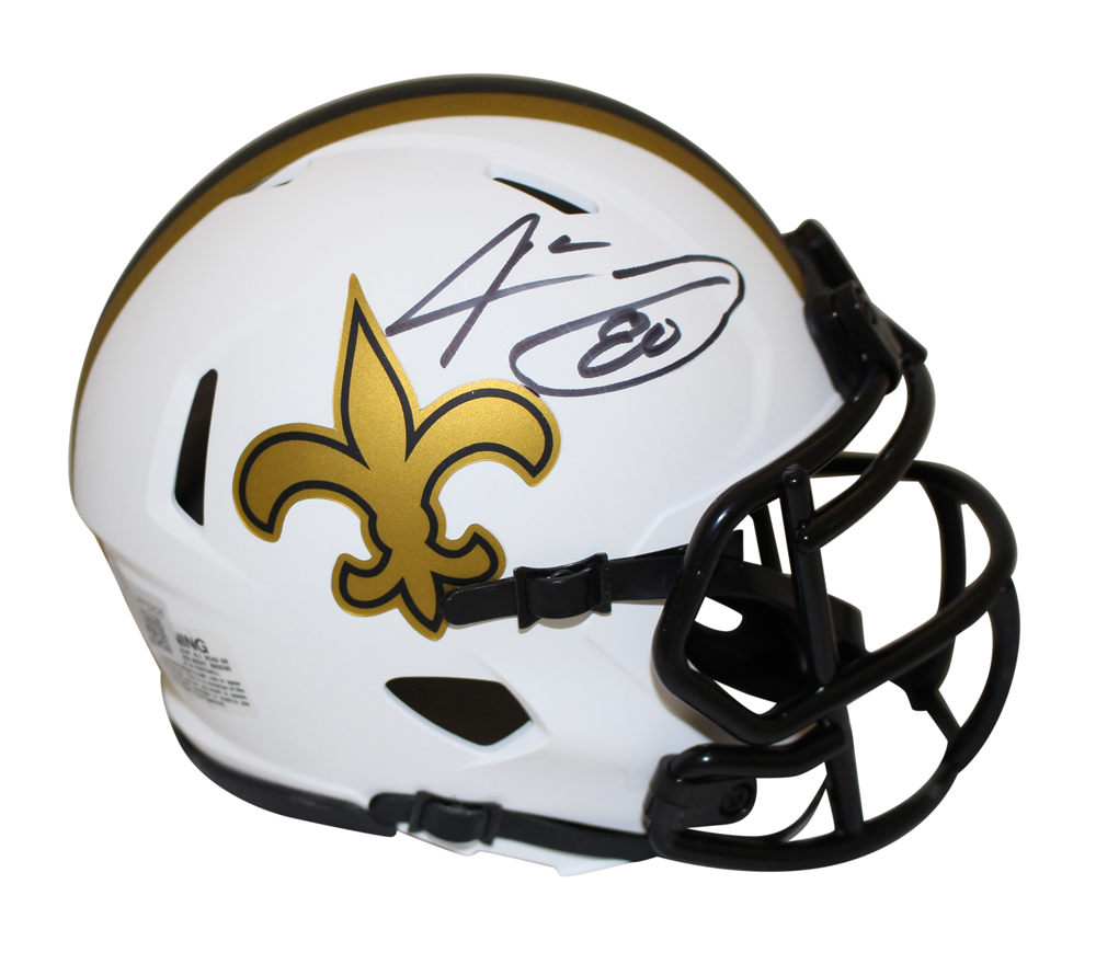 Jarvis Landry Autographed New Orleans Saints Lunar Mini Helmet Beckett
