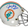Jim Langer Autographed Miami Dolphins Authentic Mini Helmet HOF BAS 32196