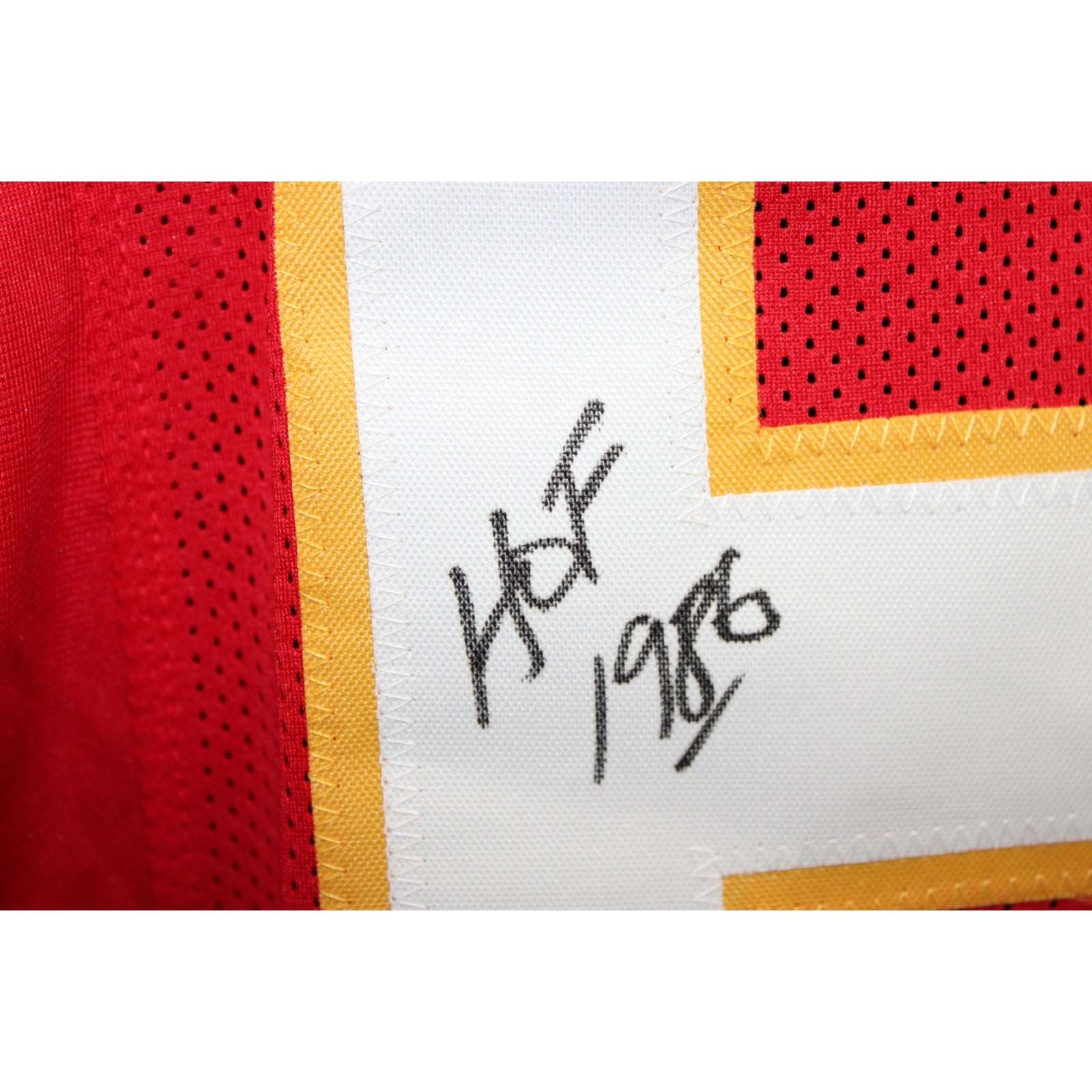 Willie Lanier Signed Pro Style Jersey Red Size XL Tristar Productions 58766 3 Willie Lanier Signed Pro Style Jersey Red Size XL Tristar Productions 58766