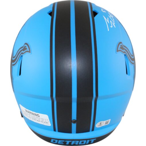 Sam LaPorta Autographed Detroit Lions F/S Rave Helmet Beckett 51295