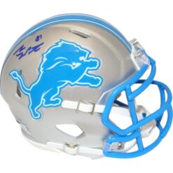 Sam LaPorta Autographed/Signed Detroit Lions 2024 Mini Helmet Beckett 48356
