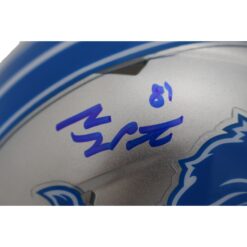 Sam LaPorta Autographed/Signed Detroit Lions 2024 Mini Helmet Beckett 48356