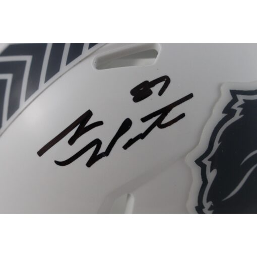 Sam LaPorta Autographed/Signed Detroit Lions 24 STS Mini Helmet Beckett 49657