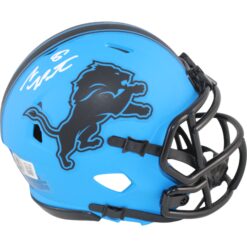 Sam LaPorta Autographed Detroit Lions Mini Helmet Rave Beckett Witness 50922
