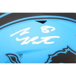 Sam LaPorta Autographed Detroit Lions Mini Helmet Rave Beckett Witness 50922