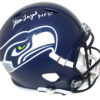 Steve Largent Autographed Seattle Seahawks Speed Replica Helmet HOF BAS 24057