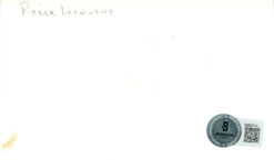 Pierre Larouche Autographed New York Rangers Index Card Beckett 45271
