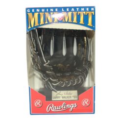 Larry Walker Unautographed Rawlings Mini Mitt Black 51185