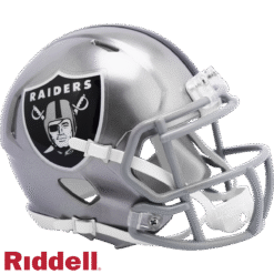 Las Vegas Raiders Flash Speed Mini Helmet Riddell New In Box 30725