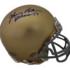 Johnny Lattner Signed Notre Dame Fighting Irish Mini Helmet Heisman JSA 24581