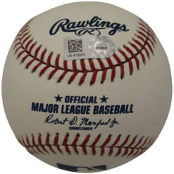 Ramon Laureano Autographed OML Baseball Oakland Athletics Laser MLB
