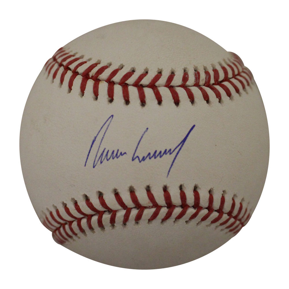 Ramon Laureano Autographed Oakland Athletics OML Baseball BAS 27368
