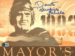 Dante Lavelli Signed Cleveland Browns Program 1993 Mayor's BFast Beckett 56864