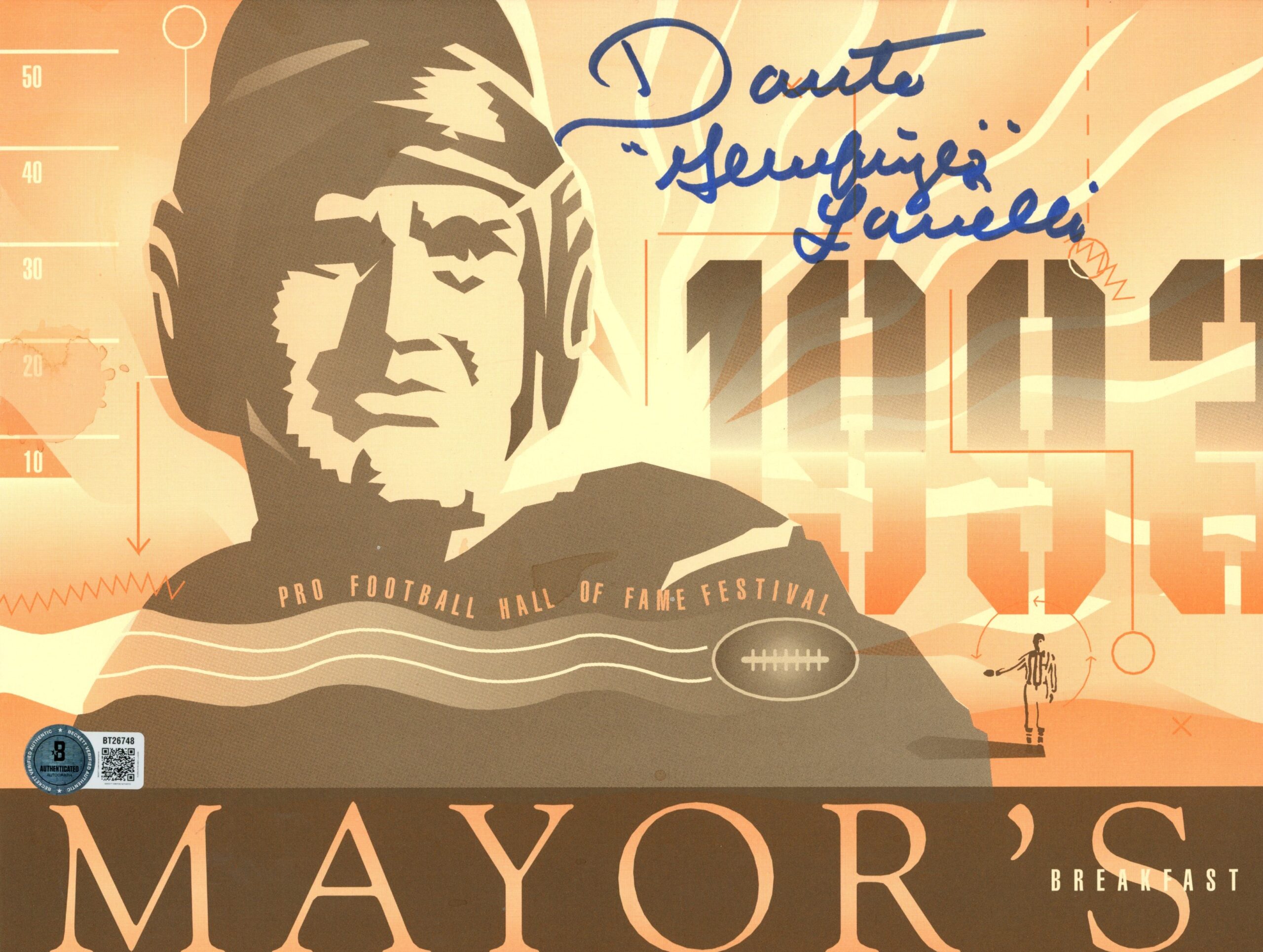 Dante Lavelli Signed Cleveland Browns Program 1993 Mayor's BFast Beckett 56864 1 Dante Lavelli Signed Cleveland Browns Program 1993 Mayor's BFast Beckett 56864