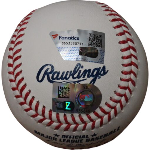 Jordan Lawlar Autographed/Signed Arizona Diamondbacks OML Baseball FAN 46823