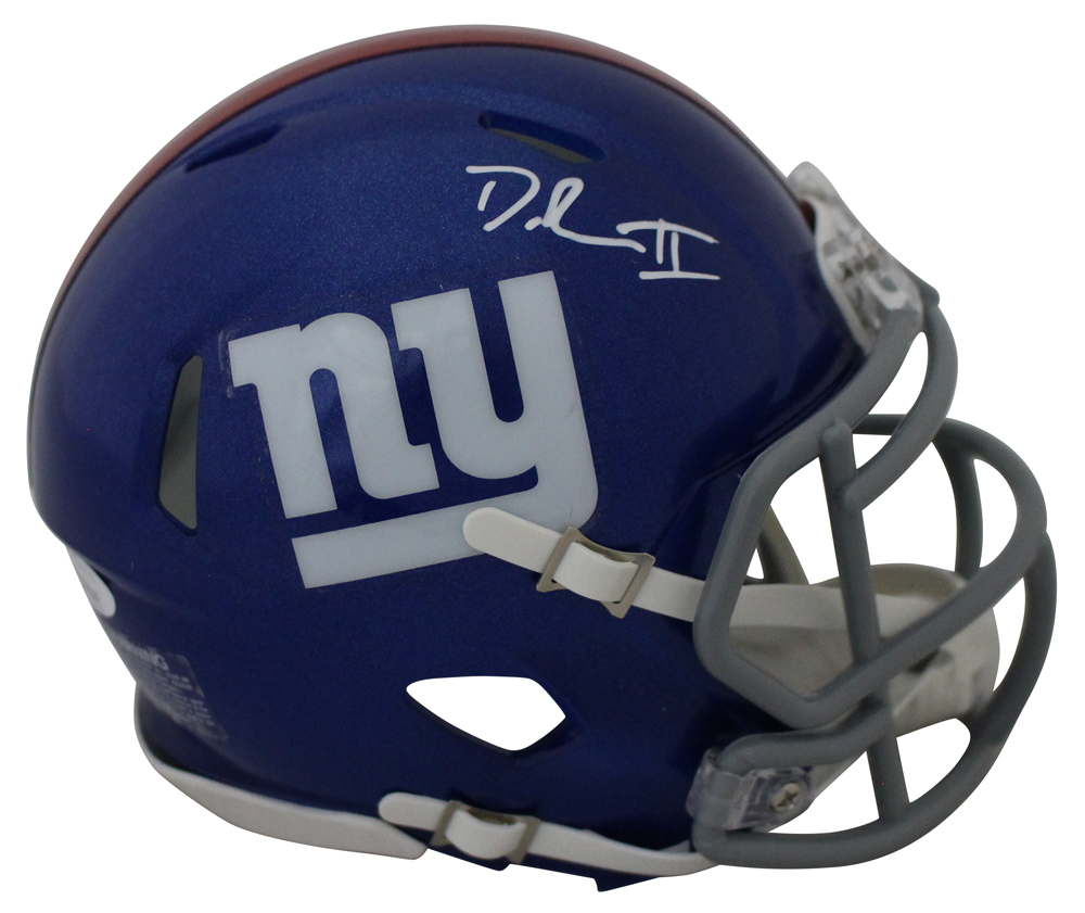 Dexter Lawrence Autographed/Signed New York Giants Speed Mini Helmet