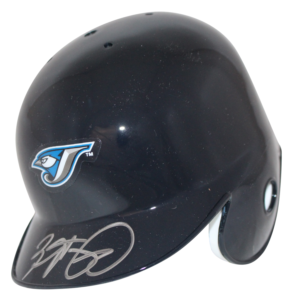 Brett Lawrie Autographed/Signed Toronto Blue Jays Mini Batting Helmet BAS 27262