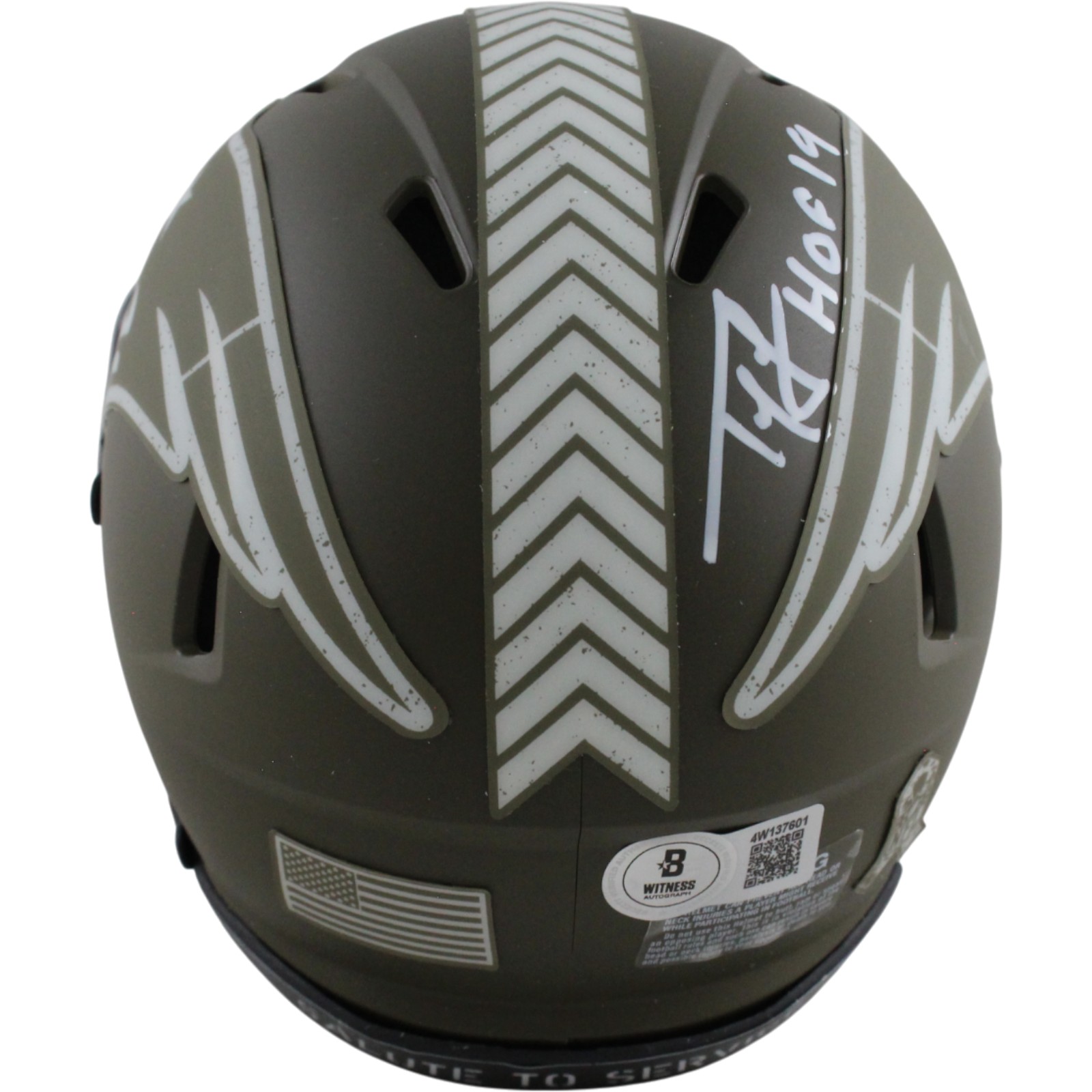 Ty Law Autographed New England Patriots 22 STS Mini Helmet HOF Beckett 54279 3 Ty Law Autographed New England Patriots 22 STS Mini Helmet HOF Beckett 54279