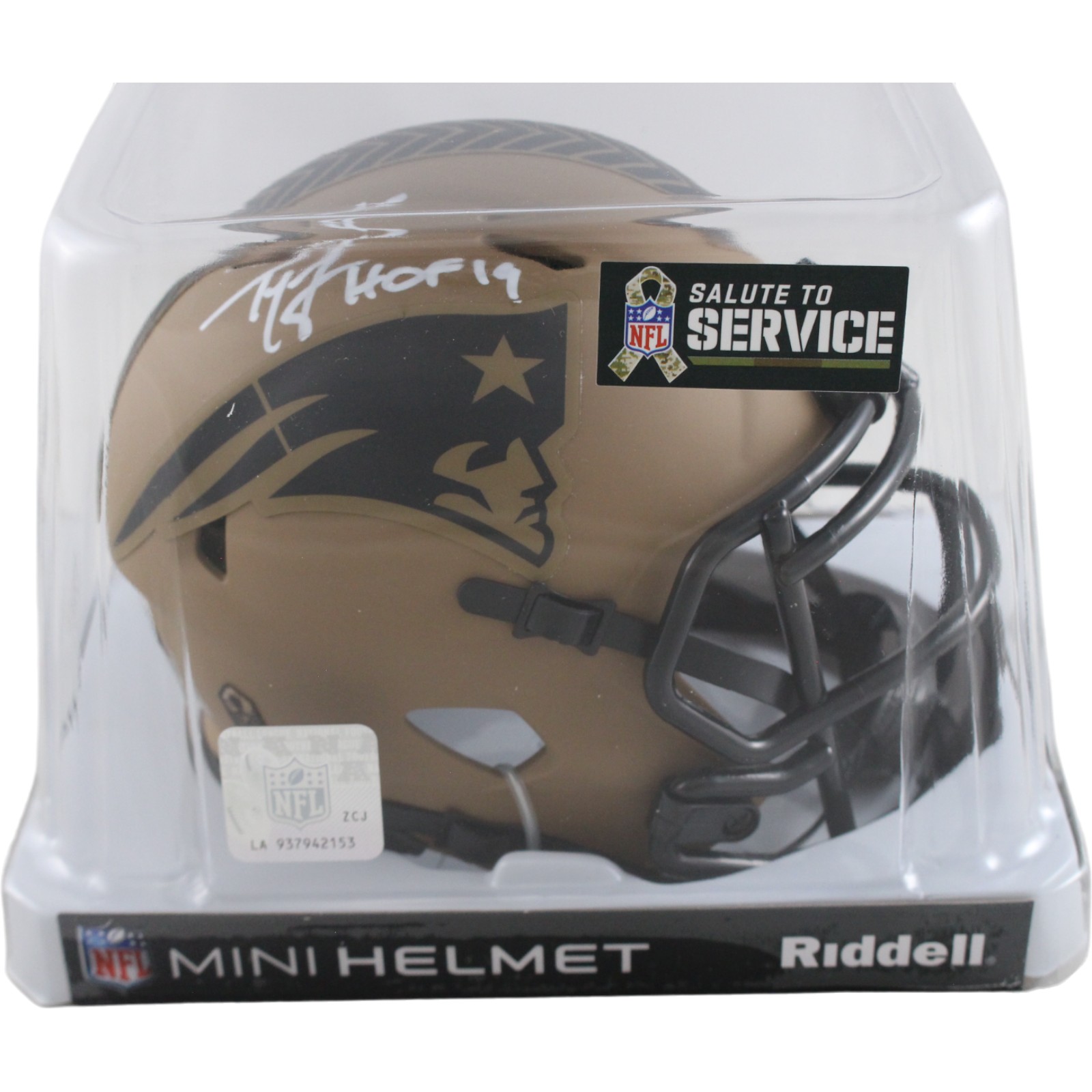 Ty Law Autographed New England Patriots 23 STS Mini Helmet HOF Beckett 54281 5 Ty Law Autographed New England Patriots 23 STS Mini Helmet HOF Beckett 54281