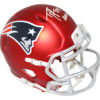 Ty Law Autographed/Signed New England Patriots Blaze Mini Helmet HOF BAS 24940